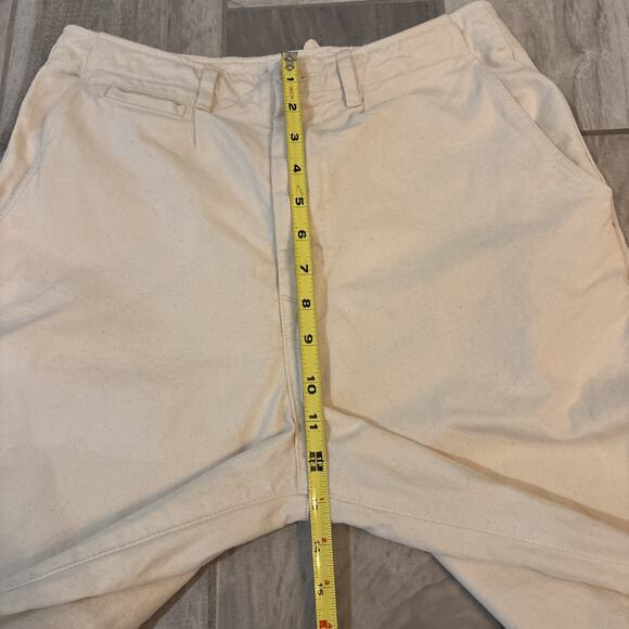 Imogene + Willie Military Trousers In Ivory Women’s Sz 26/32 Pockets Cotton - Picture 9 of 14